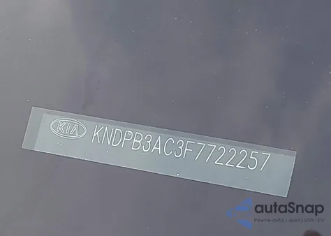 2015 Kia Sportage Lx из США, поврежденный, VIN KNDPB3AC3F7722257